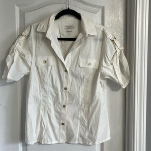 Paul & shark yachting white top blouse xl